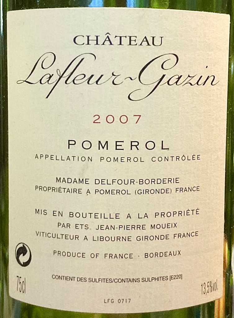 1998 Château Lafleur-Gazin - CellarTracker