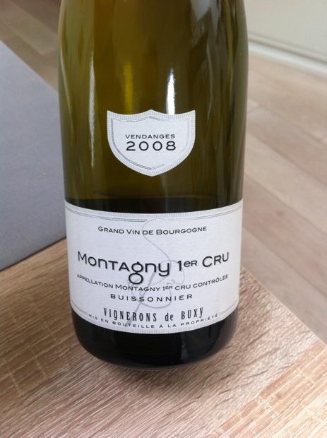 2000 Vignerons De Buxy Montagny 1er Cru Blanc, France, Burgundy, Côte ...