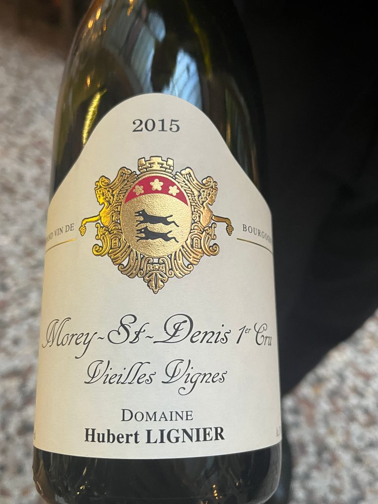 2015 Hubert Lignier Morey St. Denis 1er Cru Vieilles Vignes