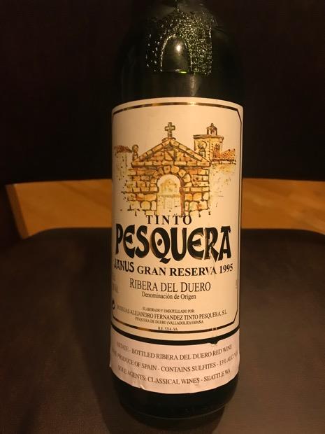 1995 Bodegas Alejandro Fernández Ribera del Duero Janus Gran