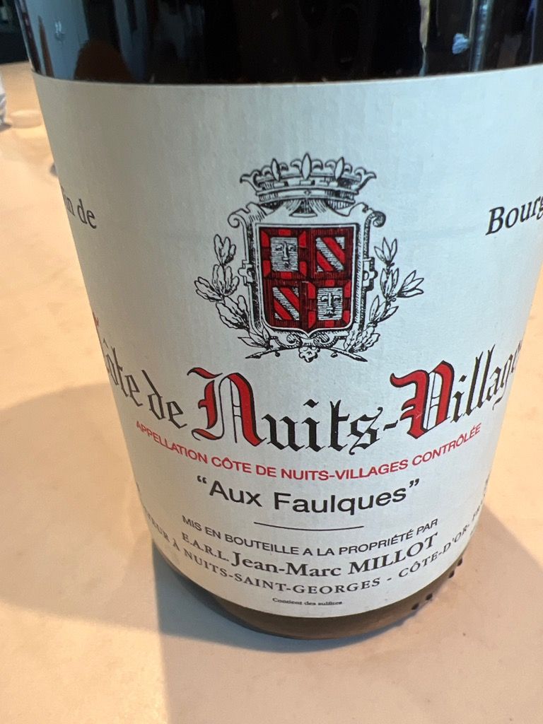 2010 Jean-Marc Millot Côte de Nuits Villages Aux Faulques