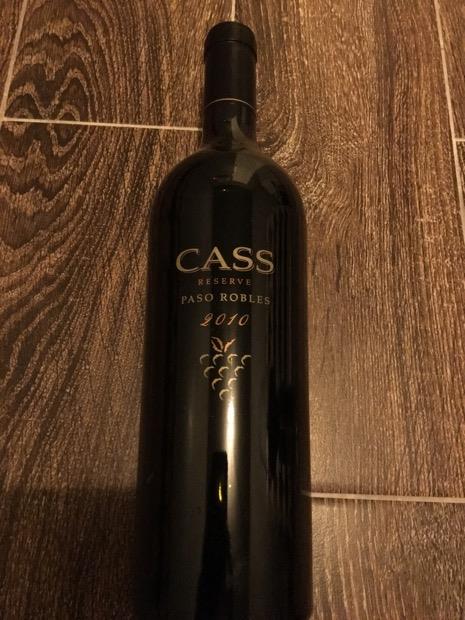 2010 Cass Cabernet Sauvignon Reserve Usa California Central Coast