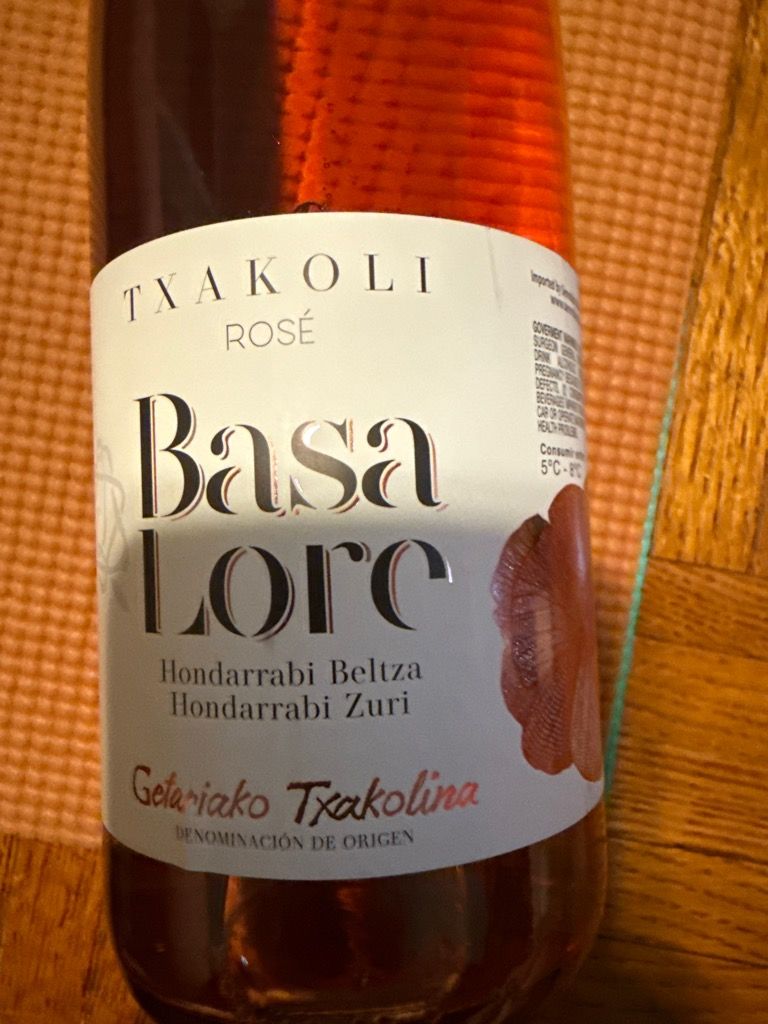 2023 Basa Lore Getariako Txakolina Rosé, Spain, País Vasco, Getariako ...
