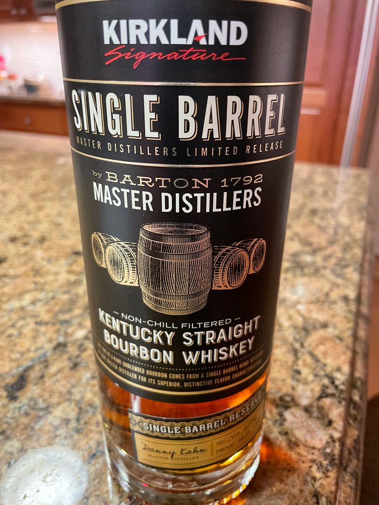 Kirkland Signature Single Barrel Kentucky Straight Bourbon Whiskey
