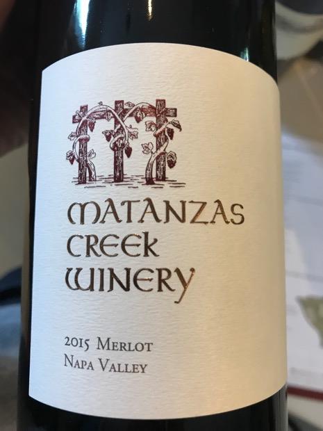 2013 Matanzas Creek Winery Merlot Napa Valley, USA, California, Napa ...