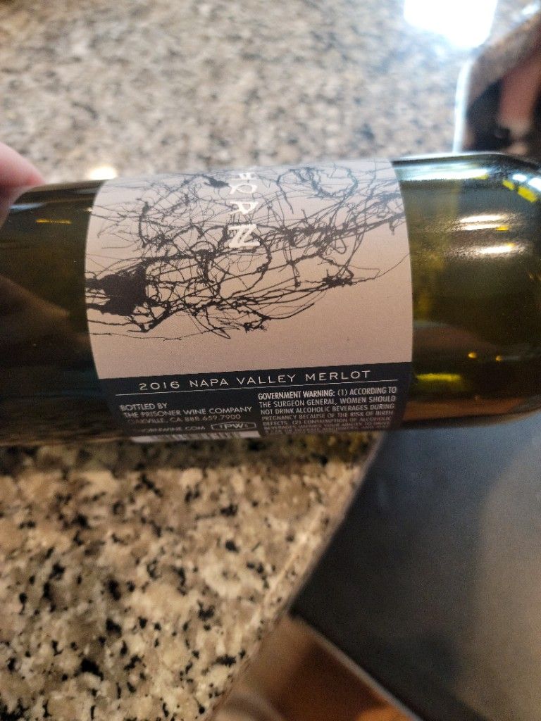 2016 Prisoner Wine Company Thorn - CellarTracker