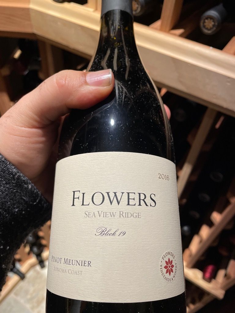 2016 Flowers Pinot Meunier Block 19 Sea View Ridge, USA, California, Sonoma County, Sonoma Coast