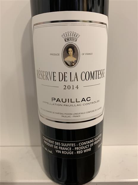 2016 Château Pichon Longueville Comtesse de Lalande Réserve de la