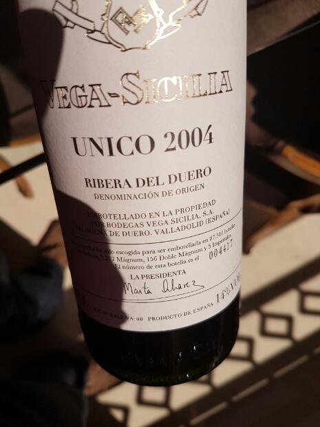 2003 Bodegas Vega-Sicilia Ribera del Duero Único - CellarTracker