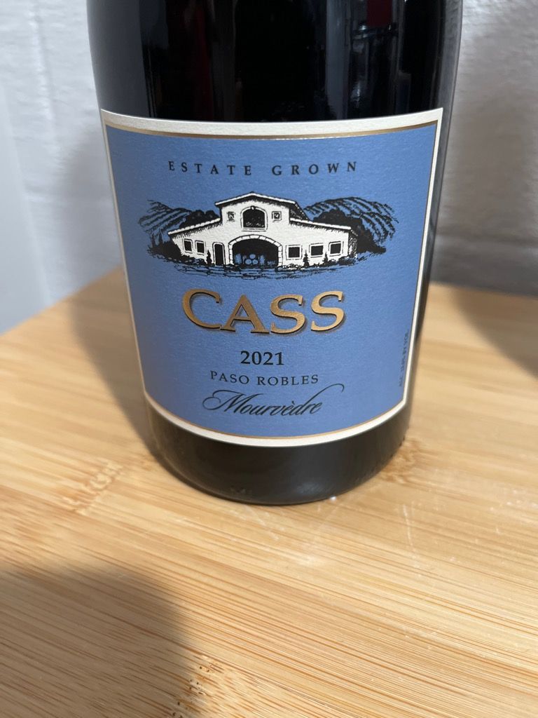 2021 Cass Mourvèdre, USA, California, Central Coast, Paso Robles ...