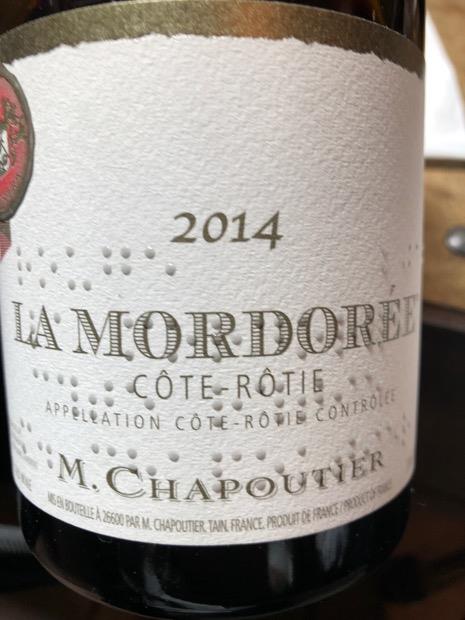 2014 M. Chapoutier Côte-Rôtie La Mordorée - CellarTracker