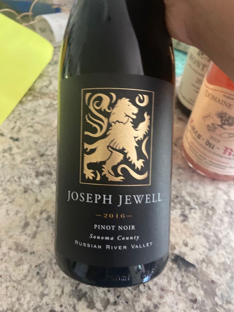 Joseph Jewell Pinot Noir 2016 2025