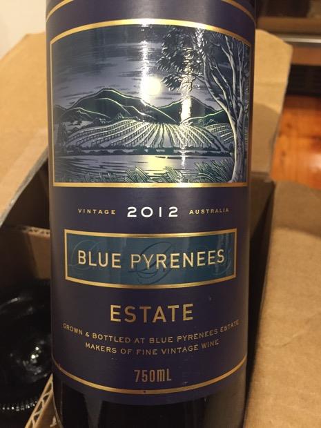 2012 Blue Pyrenees Estate Estate Red, Australia, Victoria, Western ...