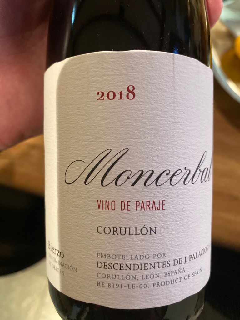 2018 Descendientes de José Palacios Bierzo Corullon Moncerbal, Spain ...