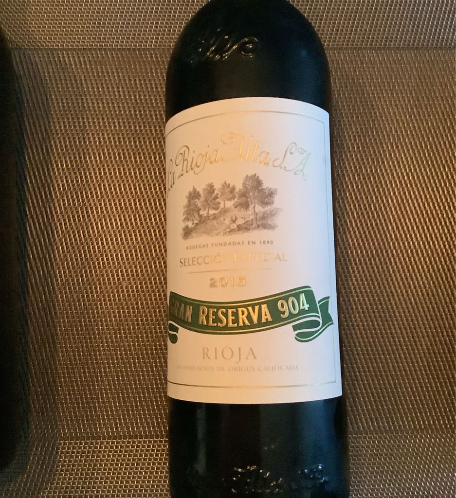 Rioja Riserva Label 2015 La Rioja Alta Rioja 904 Gran Reserva 'Selección Especial', Spain ...