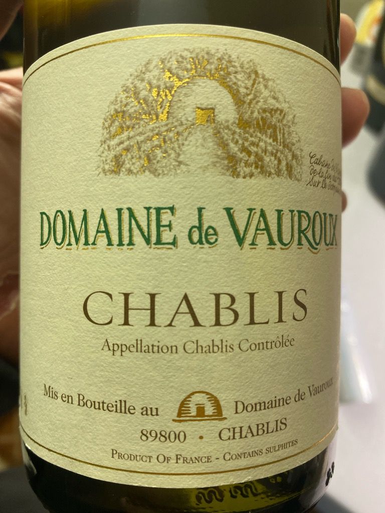 2022 Domaine de Vauroux Chablis - CellarTracker
