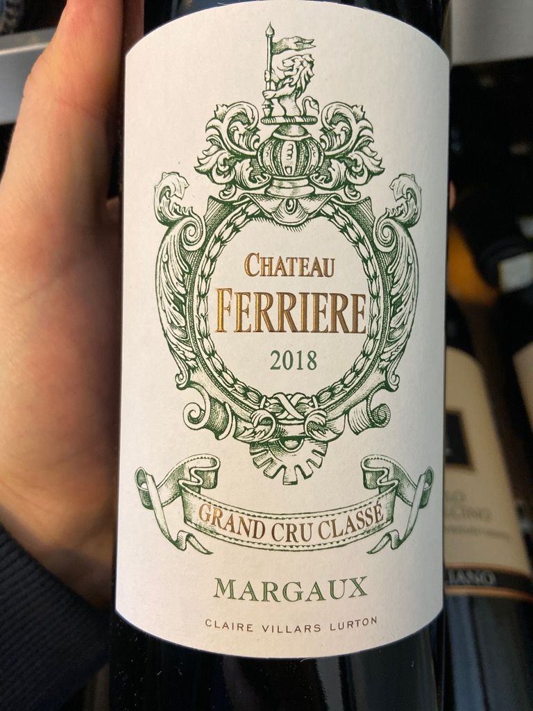 2018 Château Ferrière France Bordeaux Médoc Margaux Cellartracker