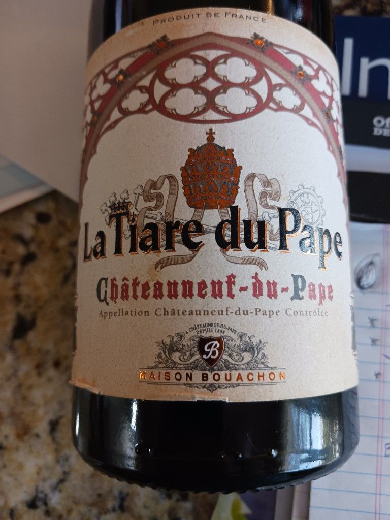 NV Maison Bouachon ChâteauneufduPape La Tiare du Pape, France, Rhône