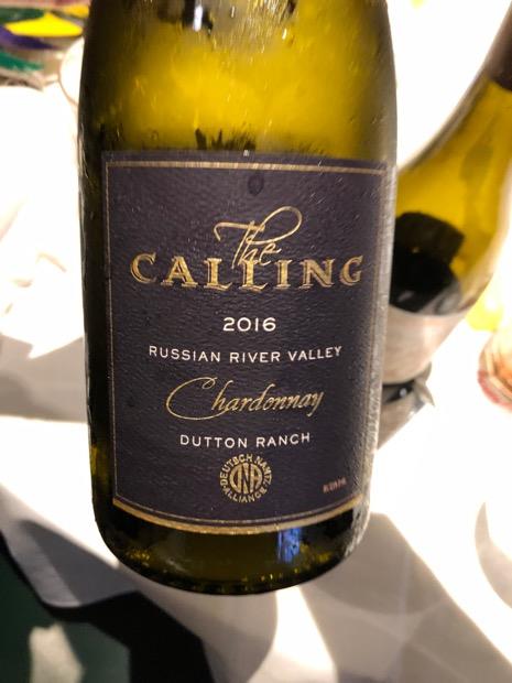 2016 The Calling Chardonnay Dutton Ranch, USA, California, Sonoma ...