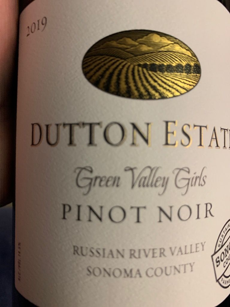 2021 Dutton Estate Pinot Noir Green Valley Girls Joe & Tracy Dutton's
