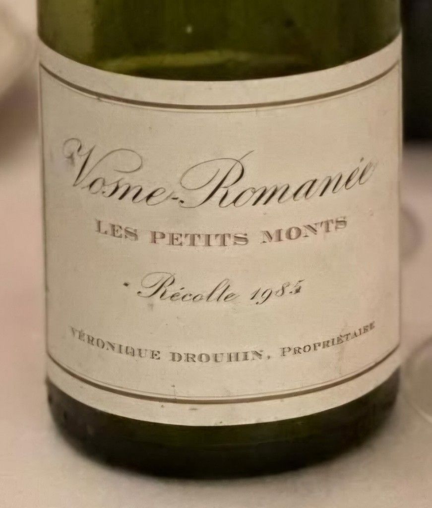 1988 Joseph Drouhin Vosne-Romanée 1er Cru Les Petits Monts