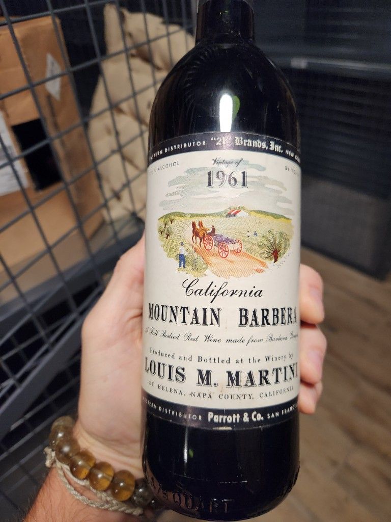 1968 Louis M. Martini Barbera Mountain - CellarTracker