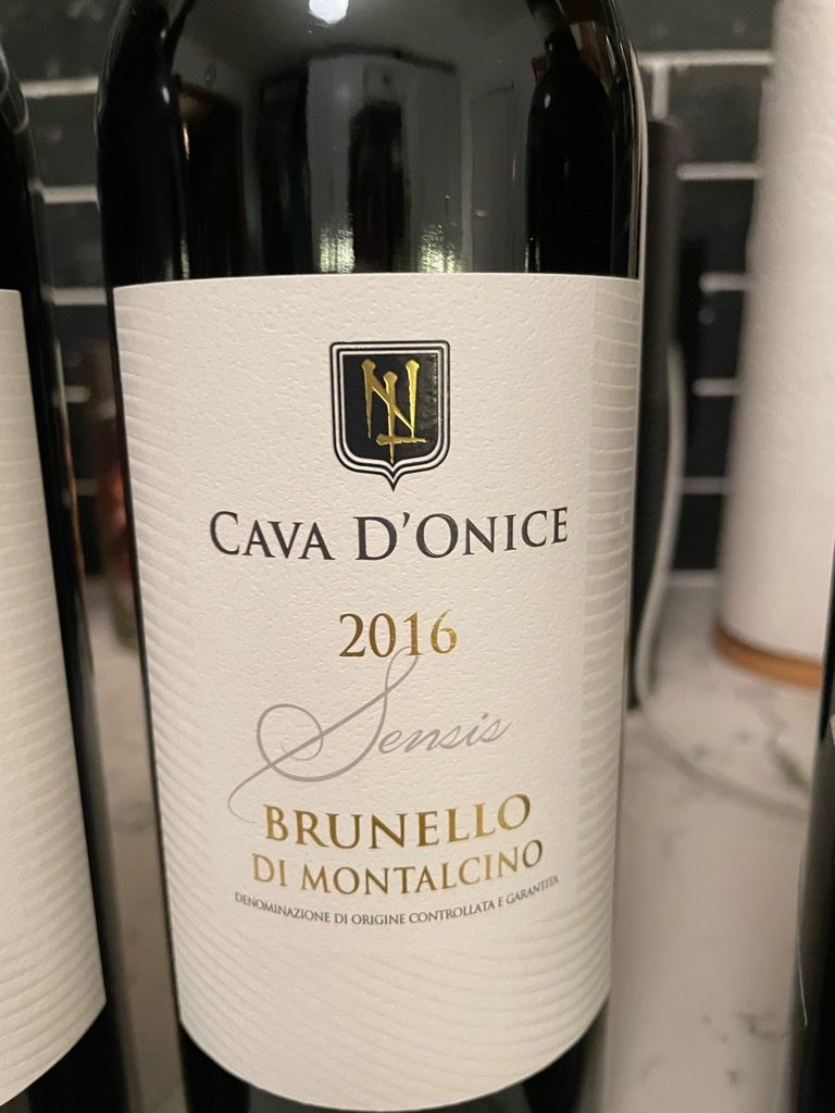 2016 Cava d'Onice Brunello di Montalcino, Italy, Tuscany, Montalcino ...