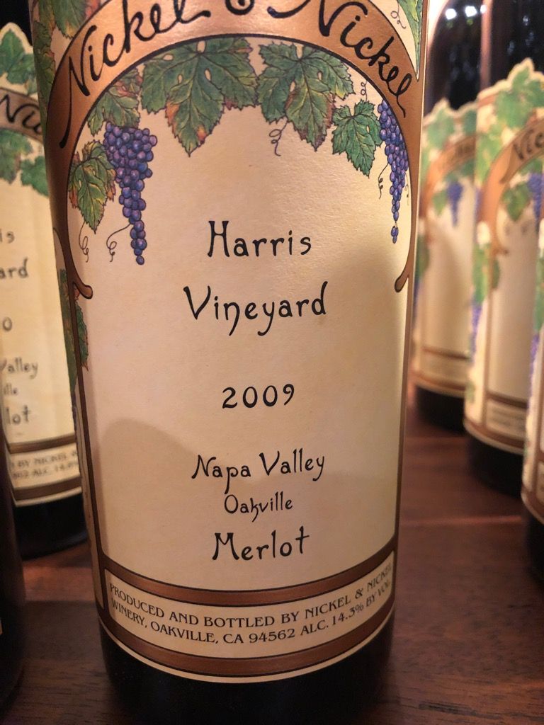 2009 Nickel & Nickel Merlot Harris Vineyard, USA, California, Napa