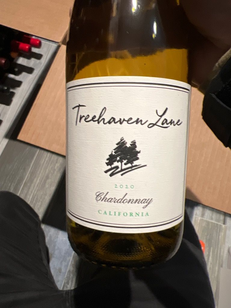2020 Treehaven Lane Chardonnay, USA, California, Central Coast, Paso ...