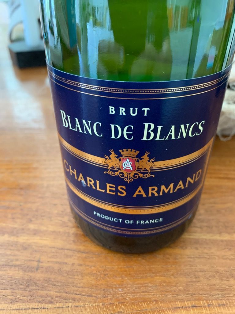 NV Charles Armand Blanc de Blancs Brut, France, Vin de France