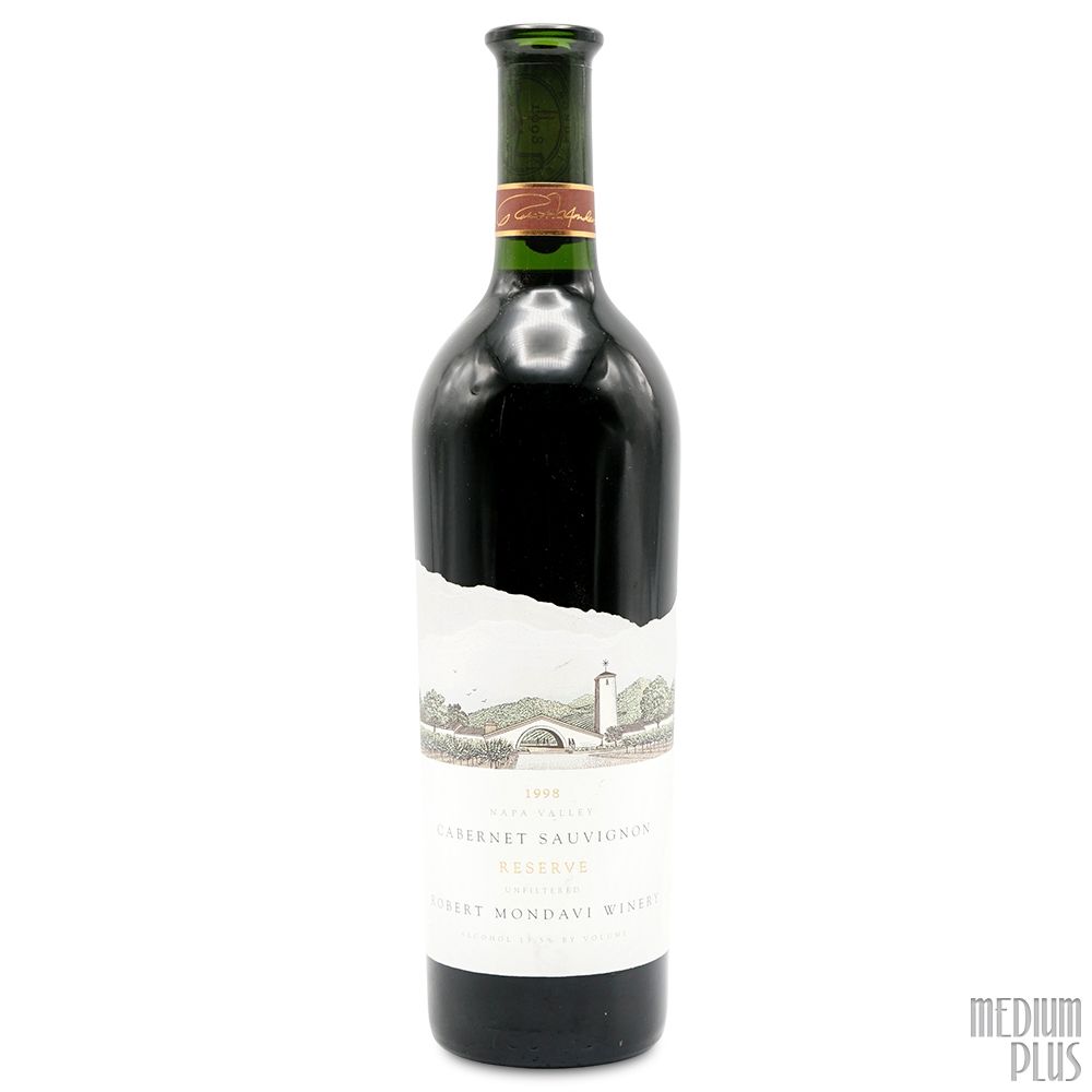 1998 Robert Mondavi Winery Cabernet Sauvignon Reserve