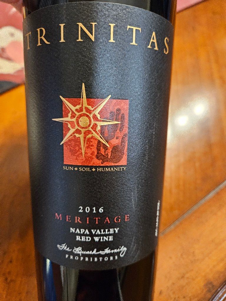 ワイン Trinitas Meritage Napa Valley 2016 2016 Trinitas Meritage - CellarTracker