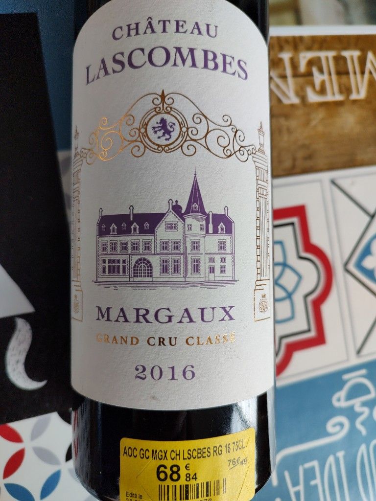 2016 Château Lascombes - CellarTracker