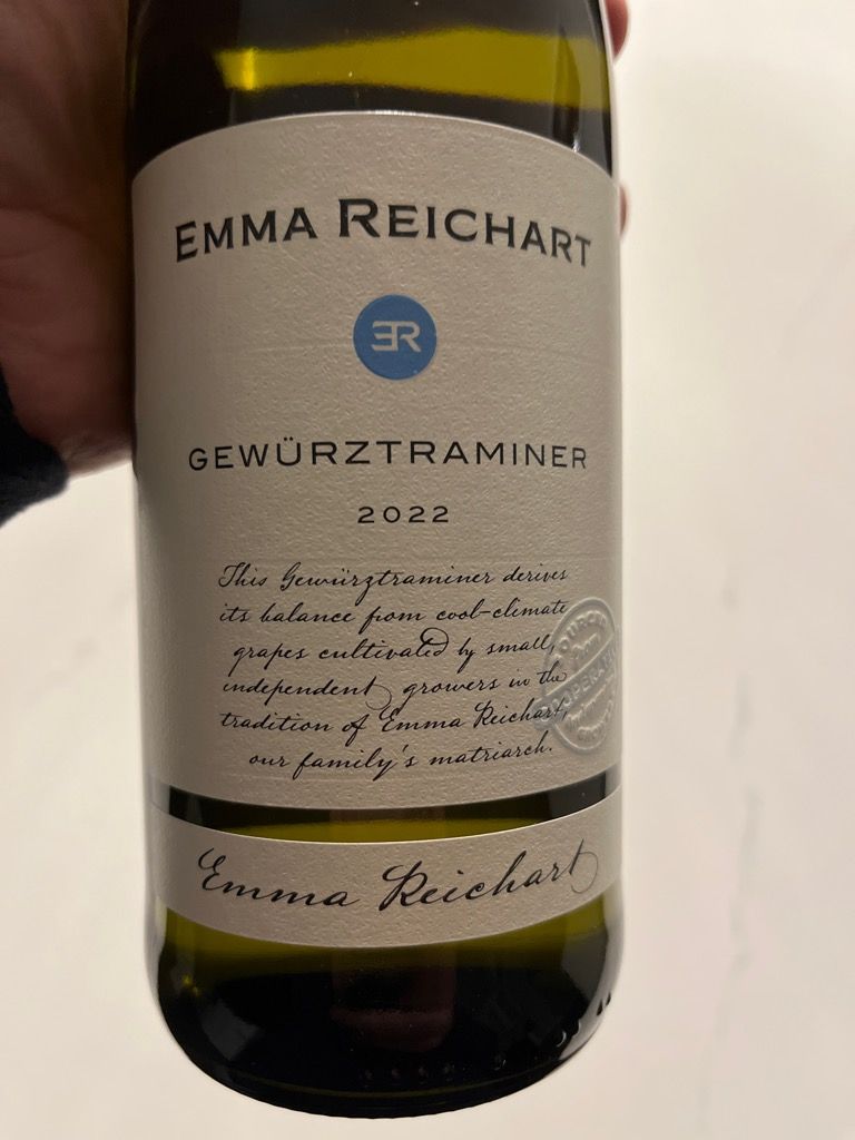 2022 Emma Reichart Gewürztraminer, Germany CellarTracker