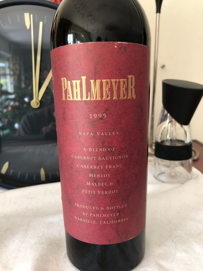 1995 Pahlmeyer Proprietary Red - CellarTracker