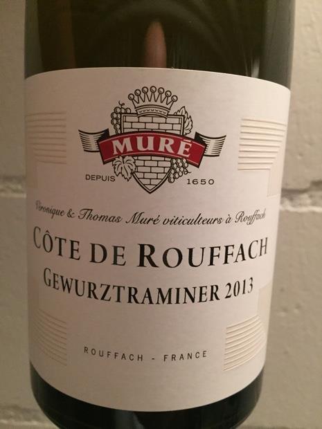 2011 Domaine Muré Gewürztraminer Côte de Rouffach - CellarTracker
