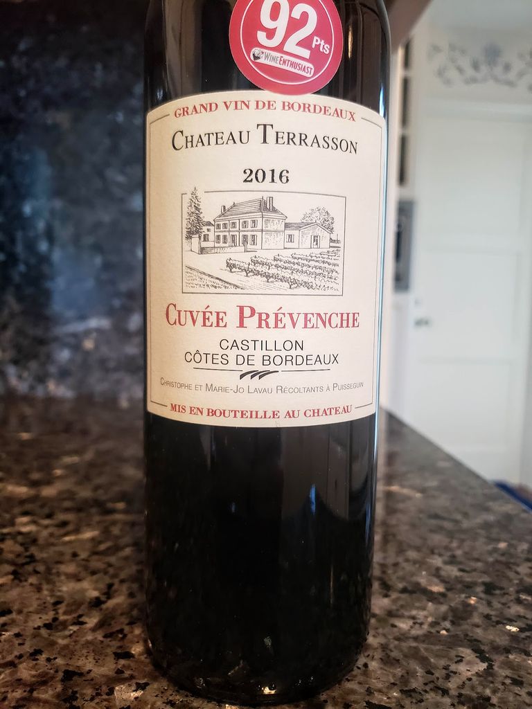 2016 Château Terrasson Prévenche - CellarTracker