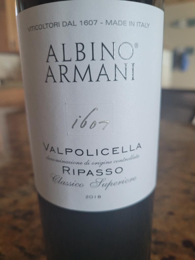 2019 Albino Armani Ripasso della Valpolicella Classico Superiore