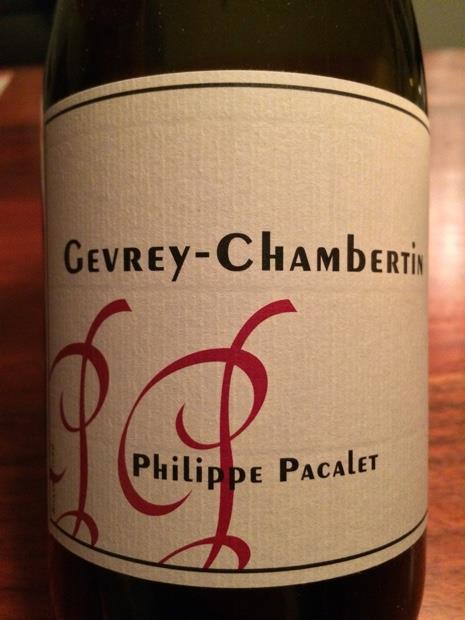 2011 Philippe Pacalet Gevrey-Chambertin - CellarTracker