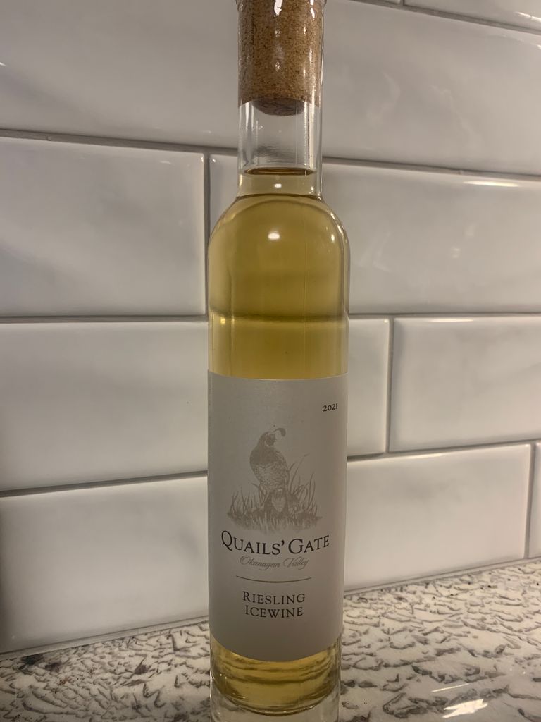 2022 Quails' Gate Estate Winery Riesling Icewine, Canada, British ...