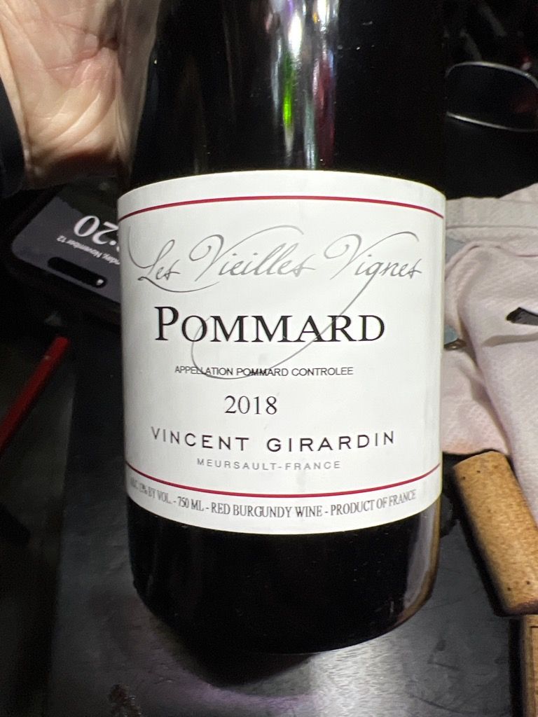 ワイン Vincent Girardin Pommard Premier Cru1996 Vincent Girardin