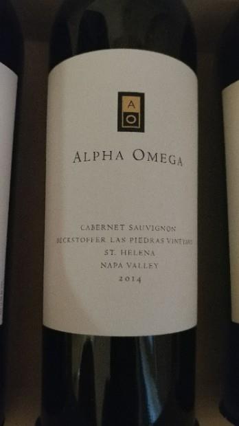 2014 Alpha Omega Cabernet Sauvignon Beckstoffer Las Piedras