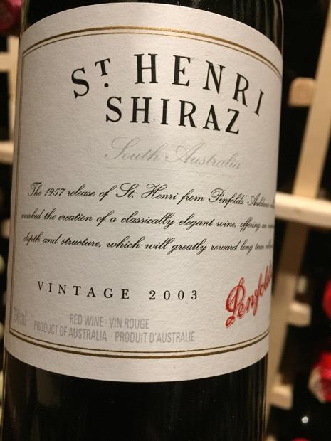 2002 Penfolds Shiraz St. Henri - CellarTracker