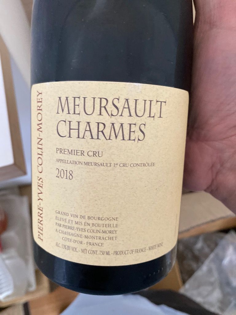 Meursault blanc 1er Cru Charmes  - 2018 - David Moret