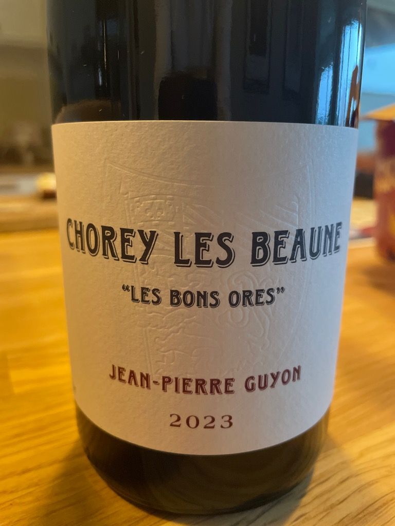 2023 Jean-Pierre Guyon Chorey-les-Beaune Les Bons Ores - CellarTracker