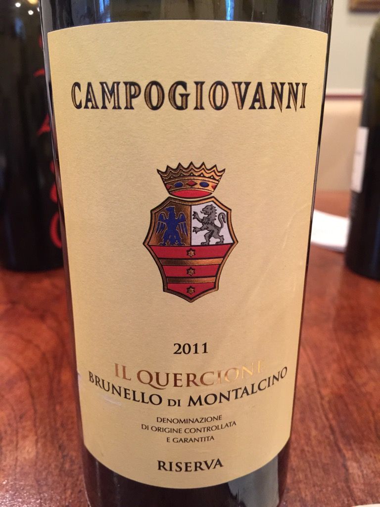 2011 Campogiovanni (San Felice) Brunello di Montalcino Riserva, Italy ...