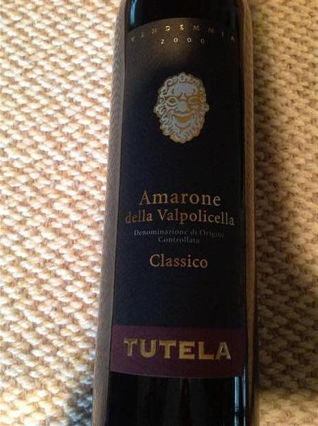2018 Tutela Amarone della Valpolicella Classico - CellarTracker