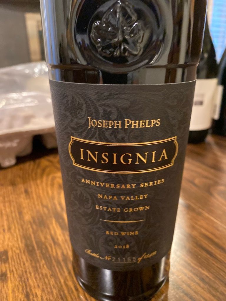 2018 Joseph Phelps Insignia Anniversary Series - CellarTracker