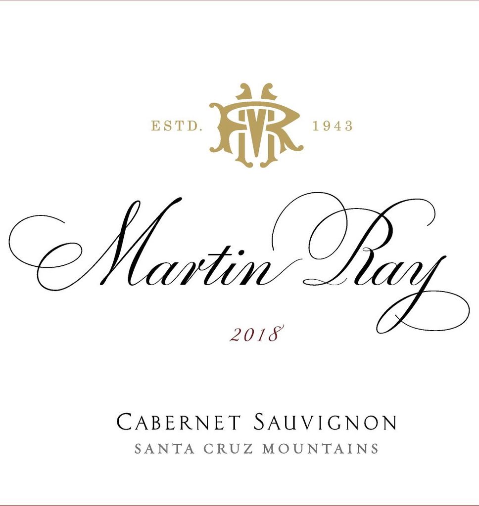 2018 Martin Ray Cabernet Sauvignon Santa Cruz Mountains