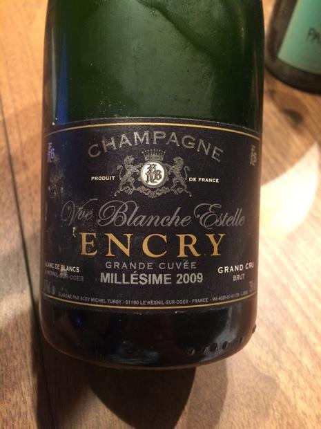 N.V. Encry Champagne Grand Cru Blanc de Blancs Vue Blanche Estelle
